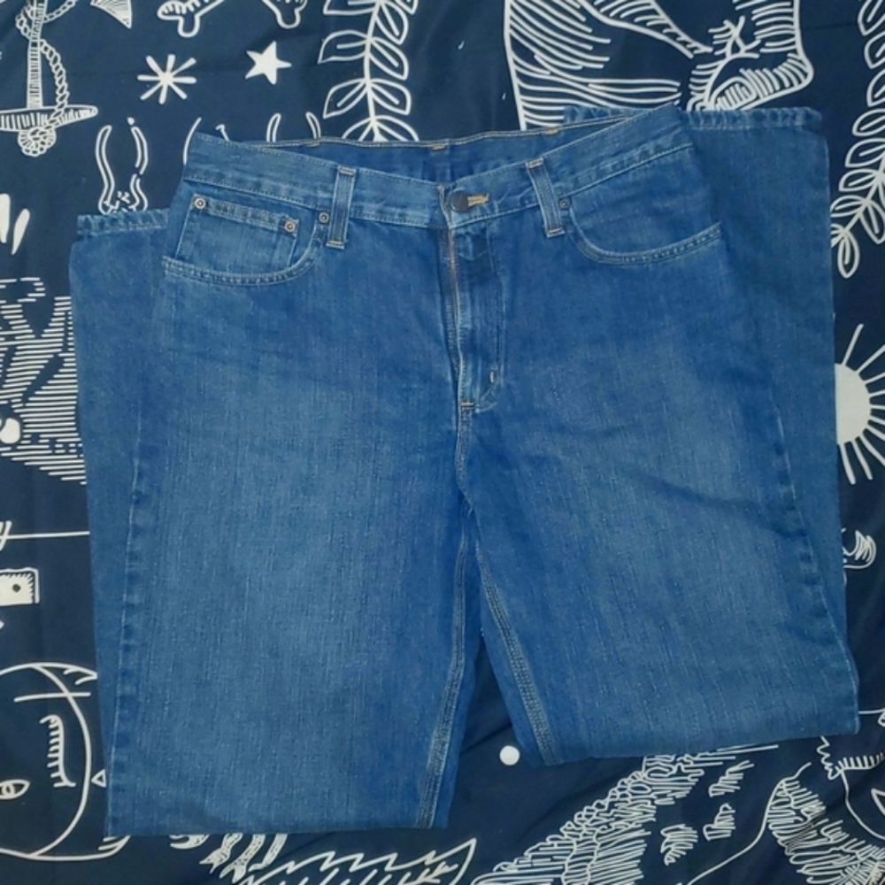Carhartt mens denim jeans